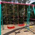 thumbnail image 4 of Outdoor Children's Adjustable Swing Set Swing With Rope Toy Plastics Swing Bending Plastics Swing Children's, 4 of 8