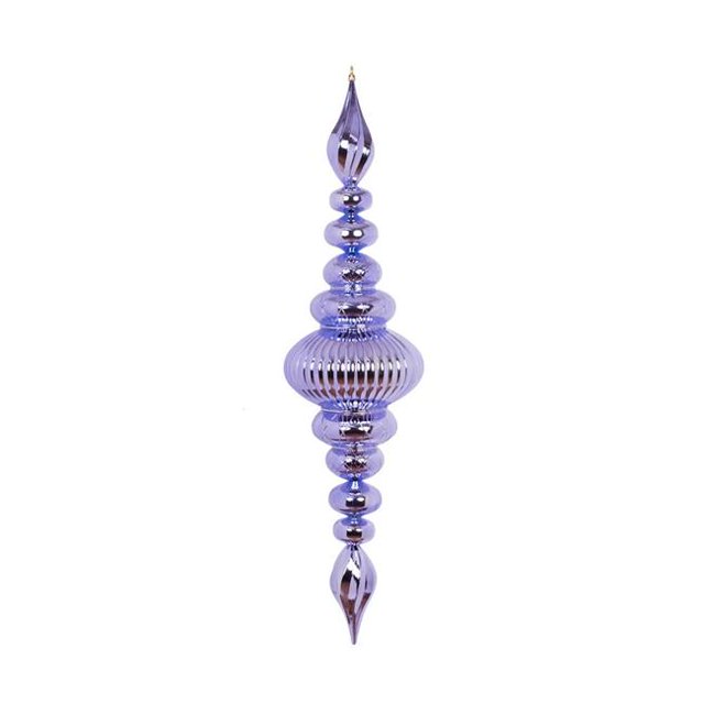 Vickerman M183886 41 in. Lavender Shiny Finial Ornament