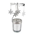 thumbnail image 4 of GUOOL Romantic Rotating Candle Holder Decoration Centerpieces Ornament Candlestick for Snowflake, 4 of 9