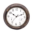 thumbnail image 1 of CEHVOM Outdoor Garden Retro Clock Waterproof Temperature Measurement Hygrometer 12 Inches Clearance, 1 of 3