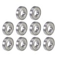 thumbnail image 1 of Uxcell Deep Groove Ball Bearings Inch Double Shielded Chrome Steel Roller Z2 P0 R10ZZ, 1 of 4