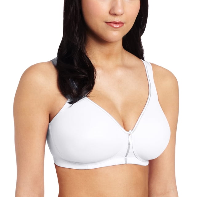 Vanity Fair Womens Body Caress Full Coverage Wirefree Bra, 36C, Star White