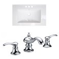 thumbnail image 1 of American Imaginations 25-in. W 3H8-in. Ceramic Top Set In White Color - Overflow Drain Incl. AI-15750, 1 of 1