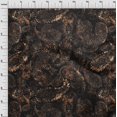 thumbnail image 4 of oneOone Rayon Brown Fabric Paisley Craft Projects Decor Fabric Printed By The Yard 56 Inch Wide, 4 of 4