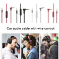 thumbnail image 4 of [TOP.SALE]Replacement 3.5mm L Jack Audio Cable Cord Wire With 90 Degree Angle Audio Line With Mic Solo High Definition Studio Pro, 4 of 11