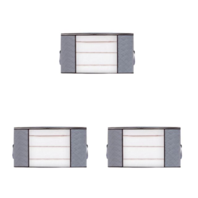 Maytalsory Efficiently Store And Clothes With Sturdy And Durable Storage Bag grey L 3Set