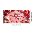 thumbnail image 3 of Valentine's Day Party Decoration Banner Heart Design Backdrop Event Photo Props Love Celebration Romance Gift Box Background, 3 of 4