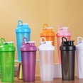 thumbnail image 2 of Baohd Portable Size For Outdoor Activities Shake Up Shaker Bottle Leak-proof Lid Full white, 2 of 6