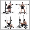 thumbnail image 3 of K KiNGKANG Squat Rack,Bench Press Rack Push up Multi-Function Barbell Rack Weight Lifting Gym Home Gym Equipment 440LB, 3 of 8