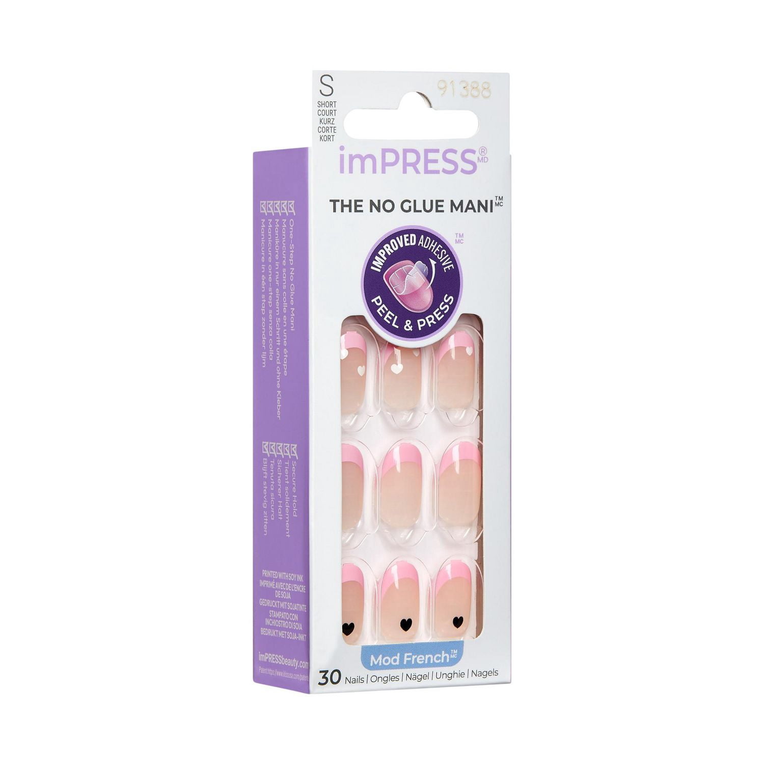 imPRESS Française - la Manucure Sans Colle, Ditto, Ovale Court
