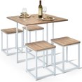 thumbnail image 1 of Giantex 5 Piece Dining Table Set,  Space-Saving Table Set for Pub, Coffee Shop, Natural, 1 of 8