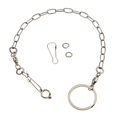 thumbnail image 2 of GROWTH TANK Pet Bird Leash Parrot Foot Chain Stainless Steel Training Anklet 07, 2 of 9