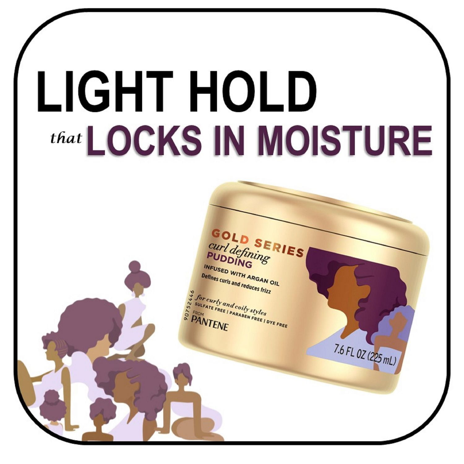 Pantene Série Or Pouding Définissant les Boucles
