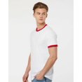 thumbnail image 4 of Tultex T-Shirt à Col Contrastant Unisexe en Jersey Fin, 4 of 7