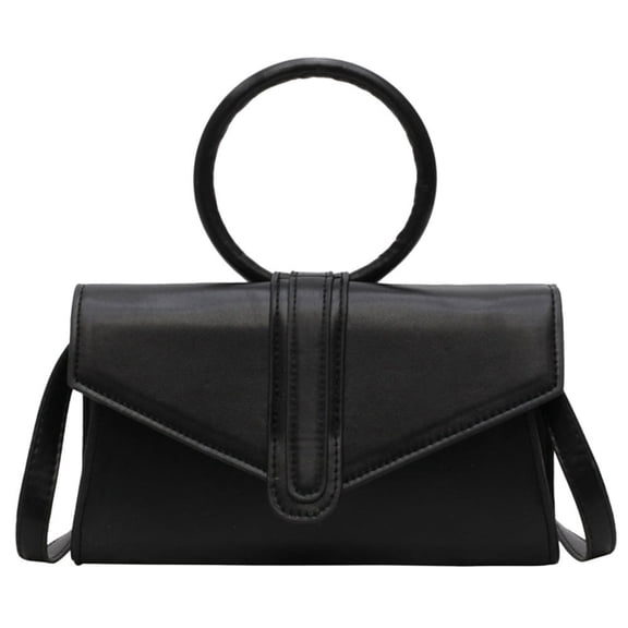 Women Handbag 2023 Messenger Bag Fashion Candy Color Clutch Purse (Orange),black
