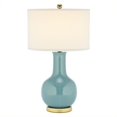 thumbnail image 1 of Safavieh Judy Ceramic Light Blue Lamp with White Shade, 1 of 5