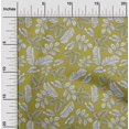 thumbnail image 2 of oneOone Polyester Spandex Lime Green Fabric Tropical Line Drawing Leaf Sewing Craft Projects Fabric Prints By Yard 56 Inch Wide, 2 of 5
