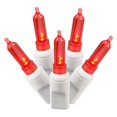 thumbnail image 1 of Vickerman 50 LED Italienne Rouge sur Fil Blanc 25 Pieds Lumière de Noël Brin, 1 of 1