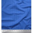 thumbnail image 1 of Soimoi Crepe Silk Fabric Dot & Geometric Small Print Fabric by The Yard 42 Inch Wide, 1 of 3