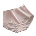thumbnail image 1 of cfhntfmh Plus Size Panties for Women Soft High Waisted Full Coverage Briefs Breathable Color Block Seamless Underwear, 1 of 6