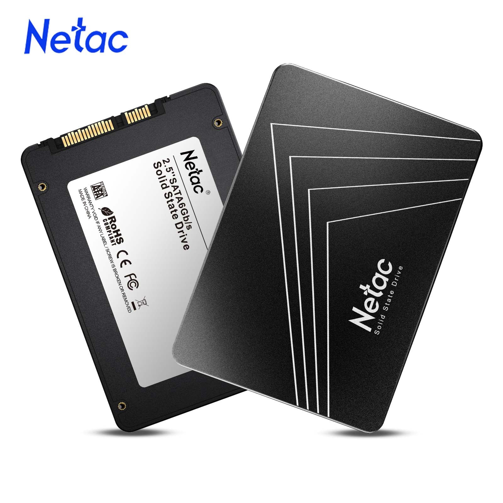 Netac 2.5 Inch SATA SSD Internal Solid State Drive 128GB 256GB 512GB 1TB 2TB SATA III for Laptop Desktop New