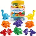 thumbnail image 2 of Double-Sided Matching Dinosaur Contain 26 Letters & 10 Number & 10 Graphics Fine, 2 of 5