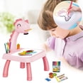 thumbnail image 1 of EGNMCR Child Smart Dinosaur Style Projector Desk With Light & Music Learning Painting Machine Toy 5ML Gift for Boys and Girls, 1 of 5