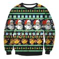 thumbnail image 1 of Pull à Manches Longues Pull Imprimé Noël Sweat-Shirt de Couple, 1 of 2