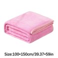 thumbnail image 2 of zanvin Non-Functional Blankets Soft Warm Solid Micro Plush Fleece Blanket Throw Rug Sofa Bedding,29.37x59.05 Inch, 2 of 3