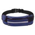 thumbnail image 1 of Sports Waist Bag Adjustable Reflective Stripe Design Waist Pack Pouch For Camping Hiking Cycling Running, 1 of 9