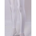 thumbnail image 1 of Choomomo Leggings Moulants de Performance pour Femmes, Extensibles, Brillants, Sports, Hip-Hop, Rave, Street, Danse Moderne, Blanc, TG, 1 of 6
