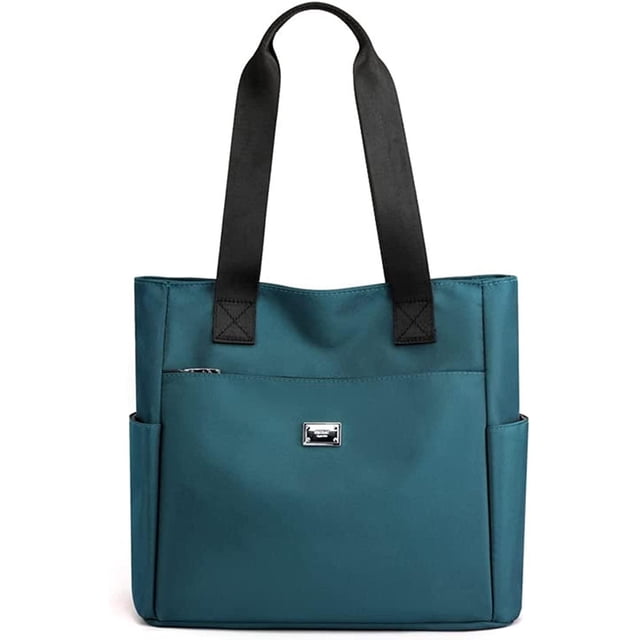 Lightweight Waterproof Nylon Shoulder Bag, Large Capacity Handbag, Tote Bags for Work School and Travel