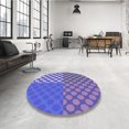 thumbnail image 4 of Ahgly Company Machine Washable Indoor Rectangle Transitional Purple Amethyst Purple Area Rugs, 7' x 10', 4 of 7