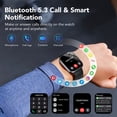 thumbnail image 3 of Refurbished T60 Smart Watch For Android And iPhone IP68 Waterproof Smartwatch, Black - Lightweight, 3 of 3