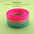 thumbnail image 3 of 2pcs Bobbin Holder Embroidery Spools Organizer Lightweight Household Bobbin Holder for Storage Box Rubber Ring Portable Sewing Tools Rose Red, 3 of 9