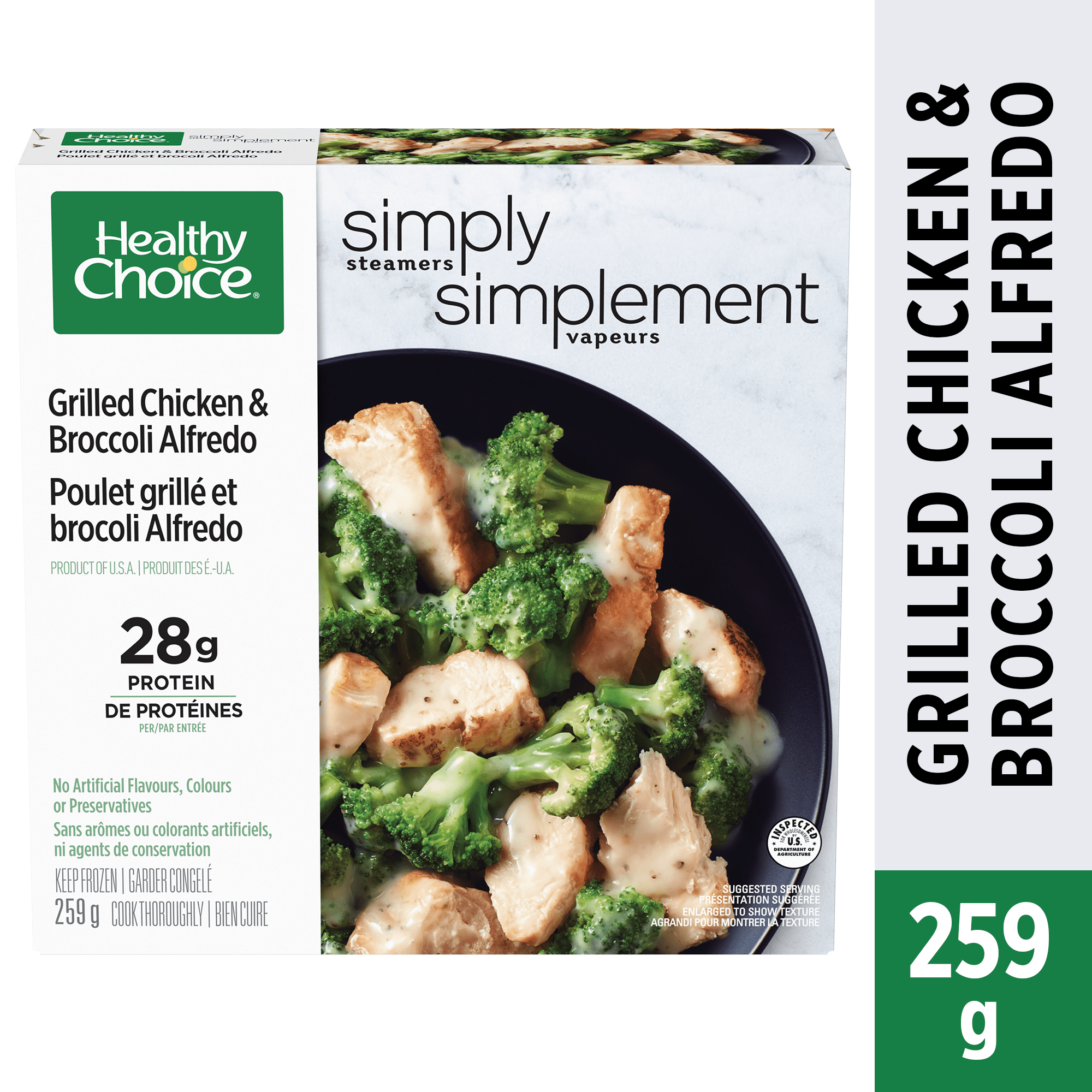 Healthy Choice Simply Steamers Grilled Chicken & Broccoli Alfredo