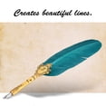 thumbnail image 4 of Noref Quill-Pen, Retro Classical Fountain Pen Old European Style Feather Dip Writing Pen Ink Bottle Set Gift Box, Luxury Fountain Pen, 4 of 9