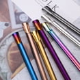 thumbnail image 4 of Stainless Steel Color Straw Frappuccino Drink Smoothie Straw Color (Smoothie Tube), 4 of 7