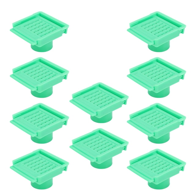 10 Pcs Portes d'Entrée Ruche, Boîte en Plastique Nuc Ruche Portes d'Entrée, Ventilation Ruche Ouverture Fenêtre Nids d'Abeilles Porte d'Entrée pour Apiculteurs Outil Apiculture