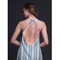 thumbnail image 2 of Bimba Robe Dos Nu Teinture sur Nœuds d'Été pour Fête, Col Licou, Tenue de Plage pour Femmes - Très Petit, 2 of 6