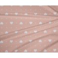 thumbnail image 4 of oneOone Polyester Lycra Fabric Dot & White Heart Print Fabric by The Yard 56 Inch Wide, 4 of 4
