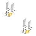 thumbnail image 1 of Transemion Metal Securely Install Speakers With Strong Hardness Wall Mount Replacement Brackets Strong white 2Set, 1 of 6