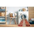 thumbnail image 2 of Ahgly Company Machine Washable Indoor Square Transitional Khaki Gold Area Rugs, 8' Square, 2 of 7