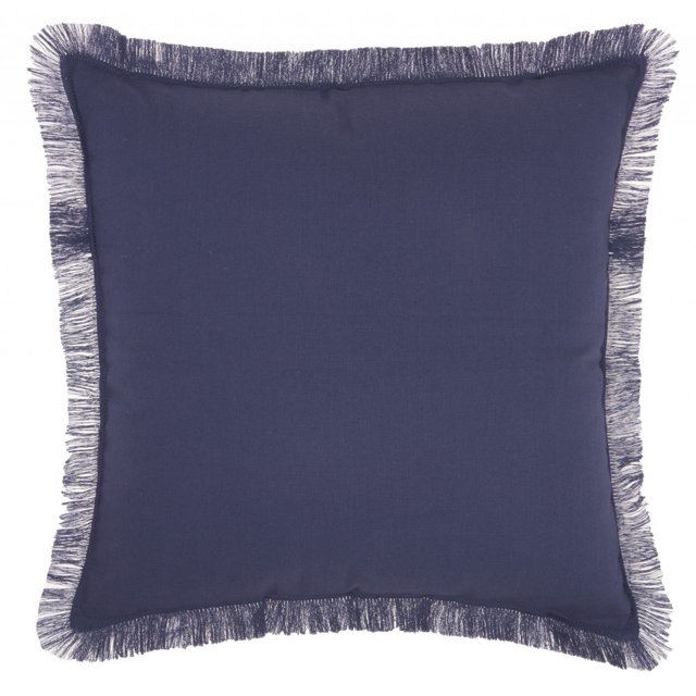 homeroots home decor 386345 Solid Navy Contemporary Throw Pillow