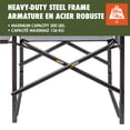 thumbnail image 4 of Ozark Trail Director Chair with Side Table, Holds up to 300lbs, Durable Polyester, Steel Frame, 4 of 12