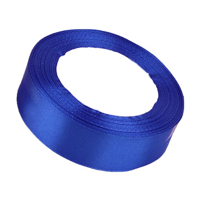 Gift Ribbon Wedding Decorations Clothes Making Supply DIY Craft Accessories Light-weight Polyester Ribbons for Ornaments Royal-blue 40
