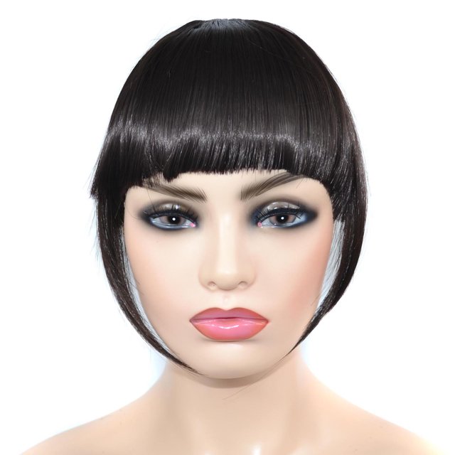 RKSTN Wigs Human Hair Braid Hairband Synthetic Bangs Heat Bangs Hair Extensions For Lady Glueless Wigs