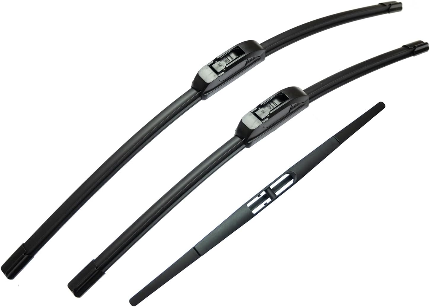 ORUYROP 3 Wipers Automotive Replacement Windshield Wiper Blades for Honda Fit 2009-2020, Size 28"+14"+14" Front and Rear Windshield Wipers (Pack Of 3) OEM Quality