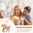 thumbnail image 4 of Wooowa Cute Horse Racing Keychain - Stylish Bag Charm Accessory for Cars Purses & Thoughtful Small Gift Ideas, 4 of 6