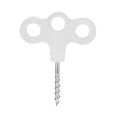 thumbnail image 1 of Ensemble de Piquets de Sol pour l'Extérieur pour le Camping et la Randonnée avec Finition Phosphorescente, Clous Filetés en Acier Inoxydable, Cordes à Boucle à Trois Trous et Fixation Coupe-Vent 5 Pcs, 1 of 3